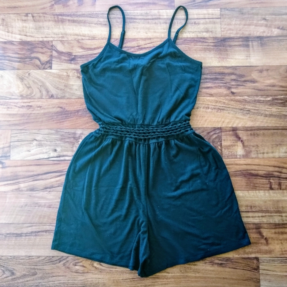 Xhilaration black short romper